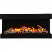 Sierra Flame TRU VIEW SLIM Smart – 3 Sided Electric Fireplace - HVACSup.com