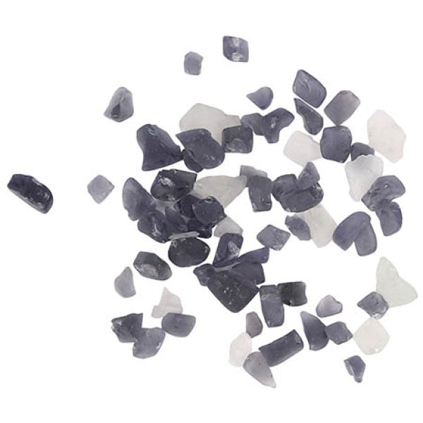 Remii Fire Glass Media – “Smokey Grey And White” Small Bead - HVACSup.com