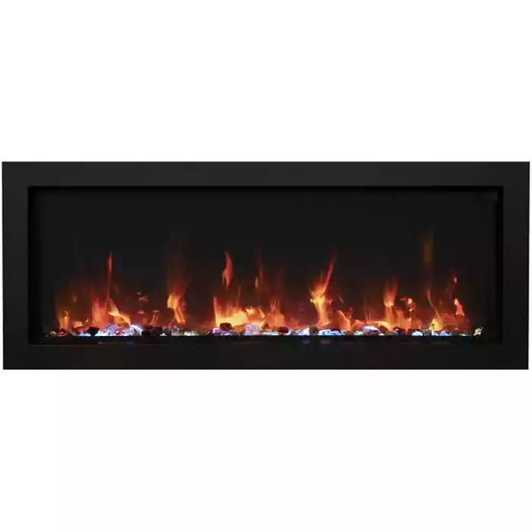 Amantii Panorama BI Slim Smart electric fireplace - HVACSup.com