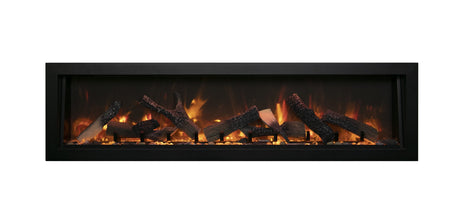 Sierra Flame Smart Electric Fireplace – Built-in only with black steel surround - HVACSup.com