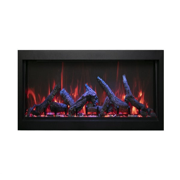 Sierra Flame Smart Electric Fireplace – Built-in only with black steel surround - HVACSup.com