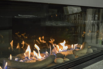 Sierra Flame – 3 Sided Peninsula Gas Fireplace - HVACSup.com