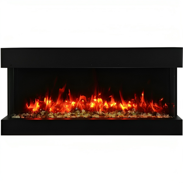 Sierra Flame TRU VIEW SLIM Smart – 3 Sided Electric Fireplace - HVACSup.com