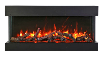 Remii BAY SLIM 3 Sided Smart Electric Fireplace - HVACSup.com