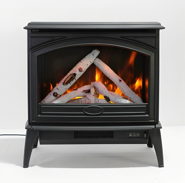 Sierra Flame Cast Iron Freestand Electric Fireplace - HVACSup.com