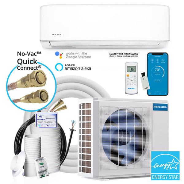 MRCOOL DIY 4th Gen E STAR MRCOOL  E Star DIY 4th Gen 24k BTU Ductless Mini-Split Heat Pump Complete System 208-230V/60Hz