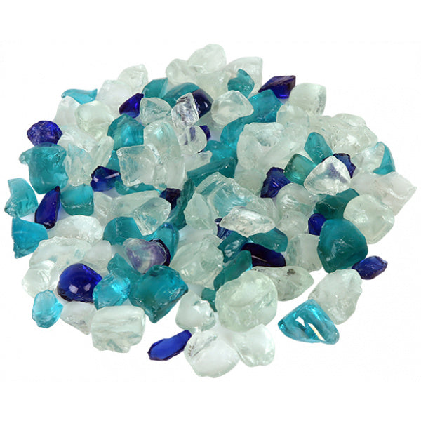 Remii Fire Glass Media – “Ocean Blue” Small Bead - HVACSup.com