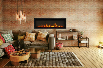 Sierra Flame – Extra Slim Electric Fireplace - HVACSup.com