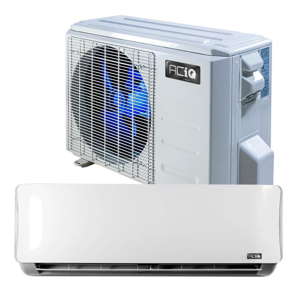 12,000 BTU 21.4 SEER2 ACiQ Single Zone Wall Mounted Mini Split System w/ WiFi