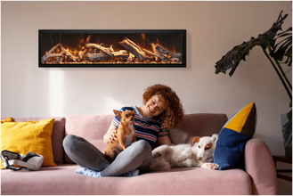 Amantii Panorama BI Deep Smart Electric fireplace - HVACSup.com