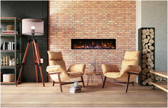 Amantii Panorama BI Deep Smart Electric fireplace - HVACSup.com