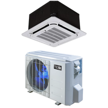 12,000 BTU 25 SEER ACiQ Platinum Single Zone Ceiling Cassette Mini Split System w/ Extreme Heat