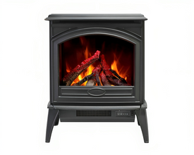 Sierra Flame Cast Iron Freestand Electric Fireplace - HVACSup.com