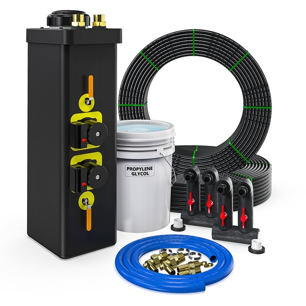 GeoCool GeoCool Inverter Series Split System Closed Loop Installation Kit 2 ton - w/Angled Manifold