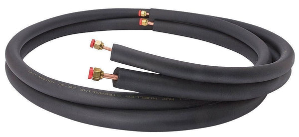 Refrigerant Line Set with 1/4" and 1/2" Line Ends - 50 feet