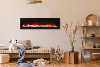 Amantii Symmetry Bespoke Xtra Tall Smart Electric Fireplace - HVACSup.com