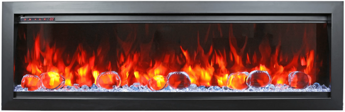 Amantii Symmetry Bespoke Xtra Tall Smart Electric Fireplace - HVACSup.com